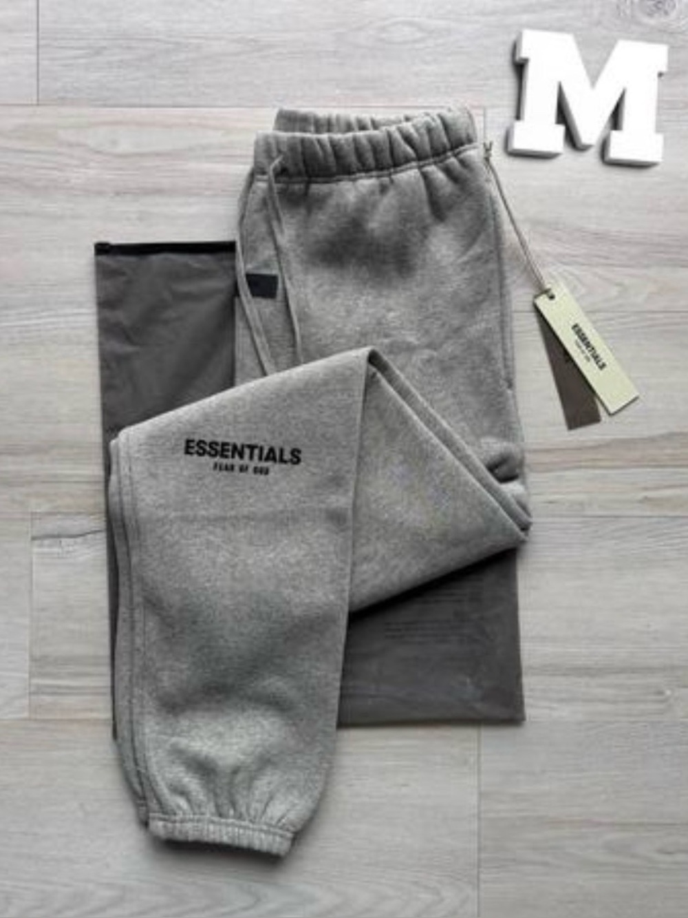 Essentials cuffed sweatpants dark oatmeal Fear Of God
